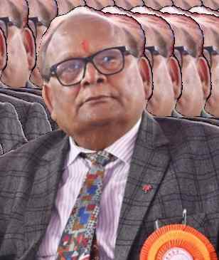 Portrait of Mr. H.N. Singh, Director of Arise India Public School